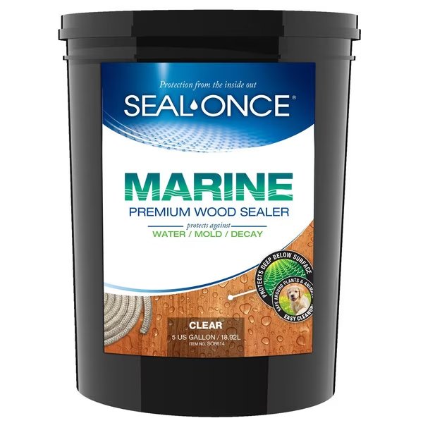 5 GAL MARINE Premium Wood Sealer, Seal-Once, Mfr#: SO8614